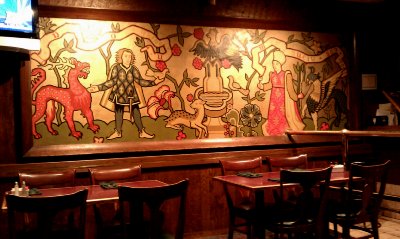 Bernard's mural of the middle ages - photo.