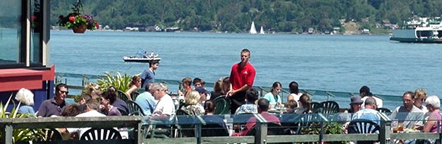 The view from Anthony's At Point Defiance deck.