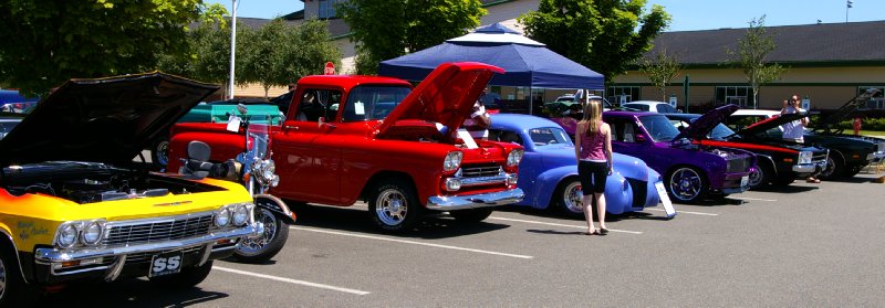 Walt's Family Car Show at Dacca Park in Fife.