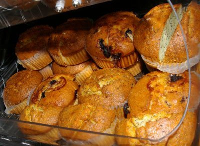 Breakfast muffins at the Baymont Inn and Suites in Bellingham, Washington.