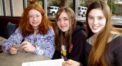 Bailee, Daron, and Caitlin at the Nine Oh - photo.