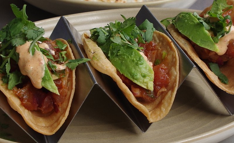 Cactus Restaurant Review Spicy Ahi Tacos - image.