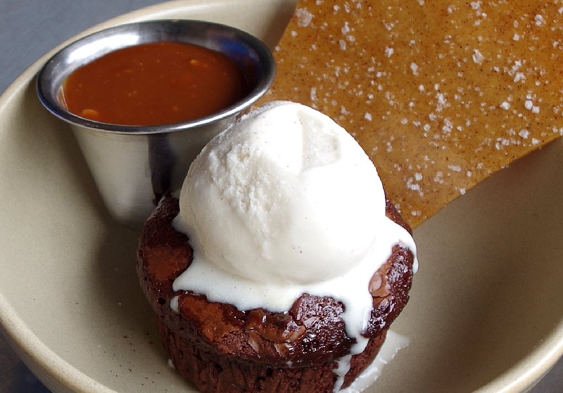Cactus Restaurant Review - Cowgirl Brownie and chipotle brittle - image.
