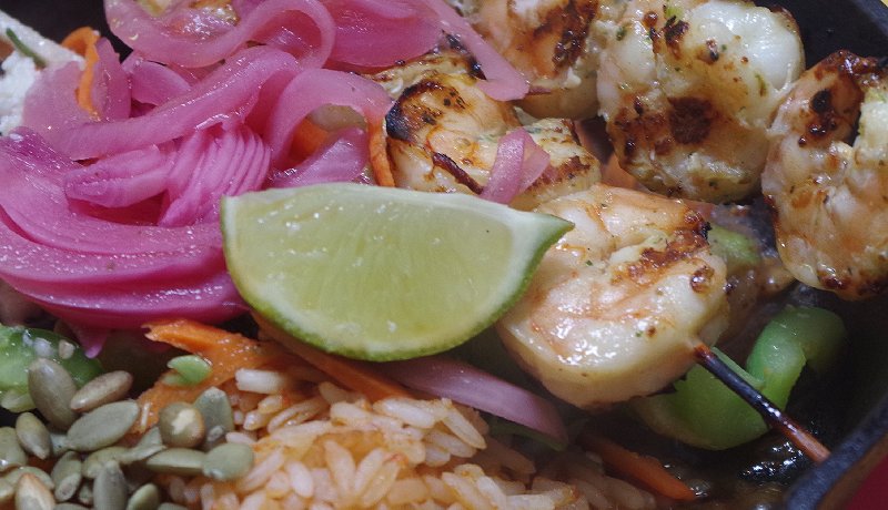 Cactus Restaurant Review - Grilled Lime and Shrimp Fajita - image.