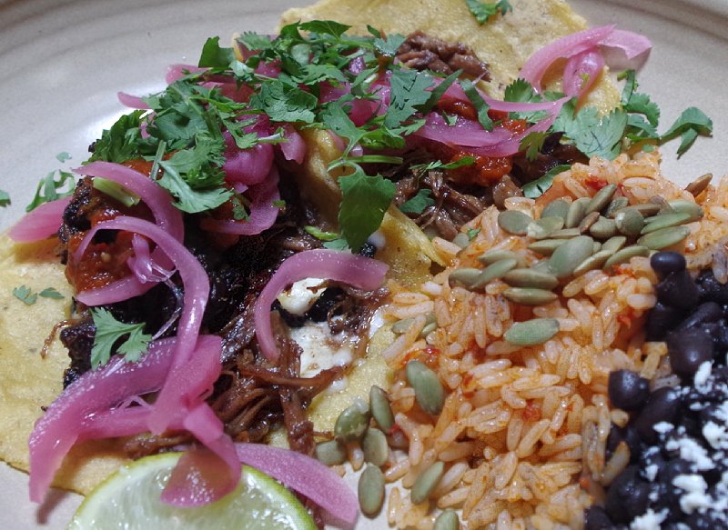 Cactus Restaurant Review Beef brisket tacos- image.