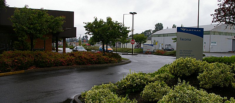 The Amtrak Station in Tacoma.