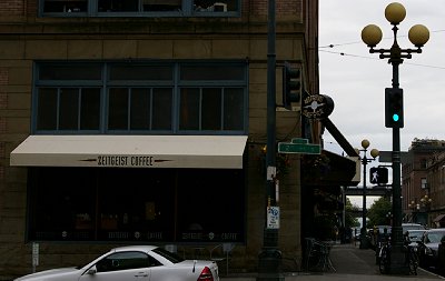 Zeitgeist Coffee in Seattle.