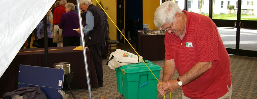 Shelter Box deployment in Tacoma, Washington.