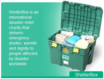 ShelterBox packed and ready to go from Tacoma, Washington.