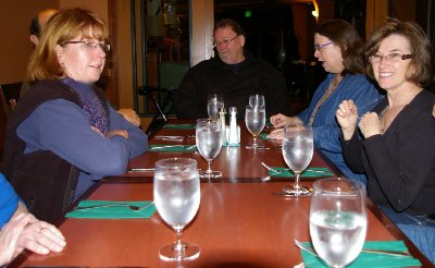 Our private dining room at the Quinault Resort and Casino - Ocean Shores Washington Adventure.