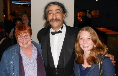Peg and Vanessa with Dmitri after the performance.
