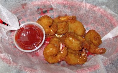All you can eat fish and shrimp.