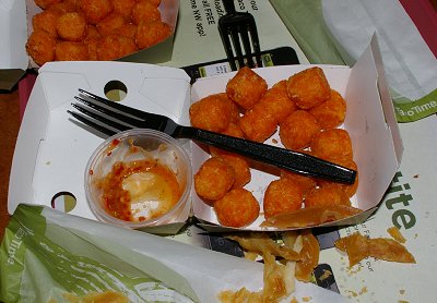 Sweet potato tater tots.
