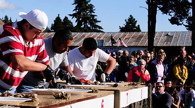 OysterFest in Shelton on our Shelton Geoduck Adventure - photo.