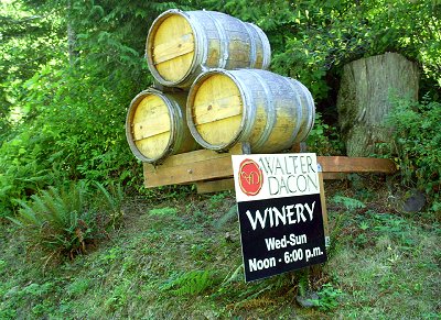 The Walter Dacon Winery on our Shelton Geoduck Adventure - photo.