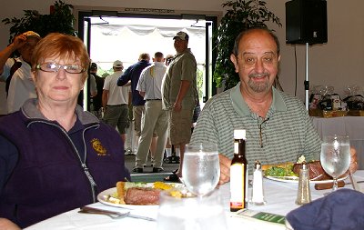 Kathleen Olson and Donn Irwin at High Cedars in Orting, Washington.