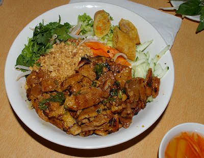 Noodles and marinated pork on South Hill in Puyallup.