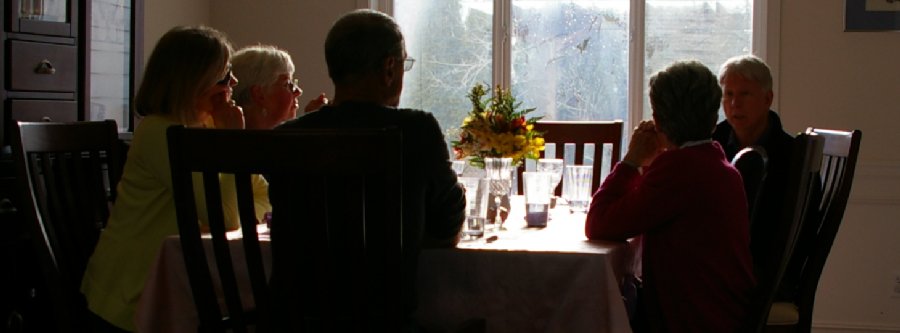 Easter dinner in Puyallup, Washington.