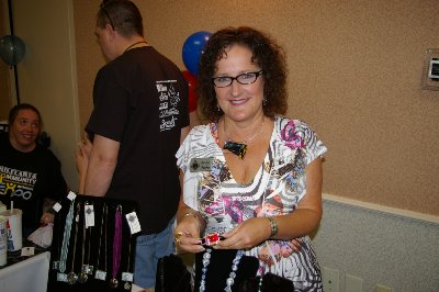 Carolyn Osborne of Creative Force at the JBLM Small Business EXPO Tacoma, washington.