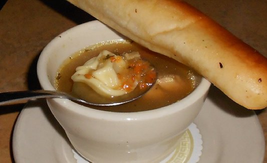 Tortellini soup at Joeseppi's Italian Restaurant - image.