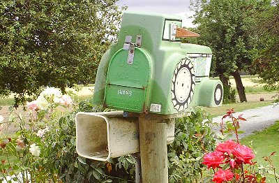 An interesting mailbox in La Conner, Washington - Photo.