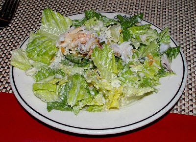 The Kicked Cesar Salad at Salty's Restaurant in Redondo, Washington.