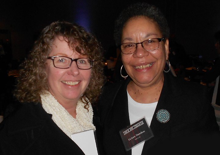 Debbie Irwin and DeAnne Hamilton at Lunch and Laughter for Community Health in Tacoma - image.