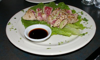Seared Ahi Tuna at Cafe Divino in Tacoma - photo.