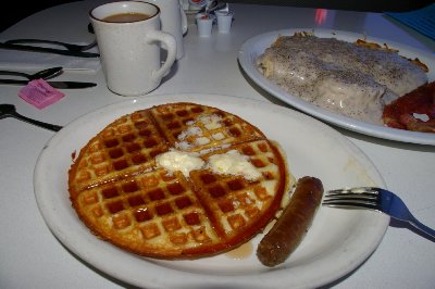 Breakfast at Frankie's Bar and Grill in Lacey, Washington - Photo.