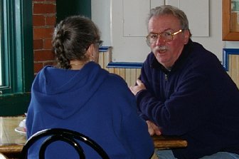 Bob Firman at the Spar Tavern in Tacoma, Washington - Photo.