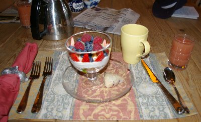 Breakfast at The Villas Bed and Breakfast Tacoma, Washington - Photo.