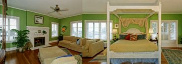 The bedroom suite at The Villas Bed and Breakfast Tacoma, Washington - Photo.