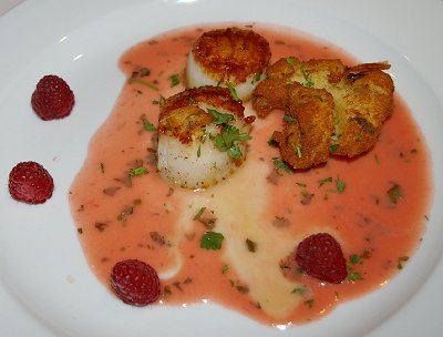 Scallops from the Waterstreet Cafe in Olympia, Washington.