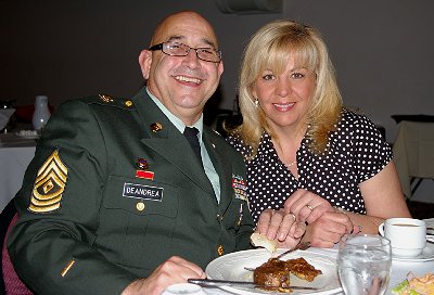 Mark and Annie Deandrea at Rotary in Tacoma, Washington - Photo.