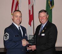 MSgt. Michael Lantz John H. Anderson Military Citizen of the Year 2010 - Tacoma, Washington - Photo.