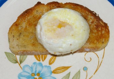 A perfectly poached egg.