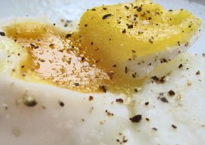 A perfectly poached egg.