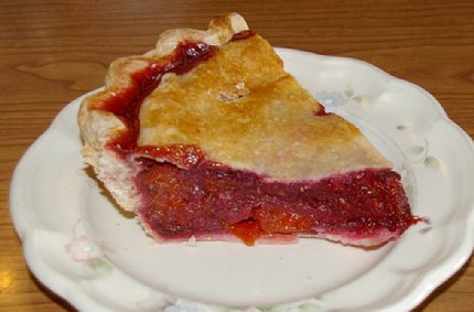 Raspberry Peach Pie from Mrs Turner's in downtown Puyallup - image.