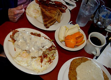 Breakfast at Ricky J's sports bar and restaurant - image.