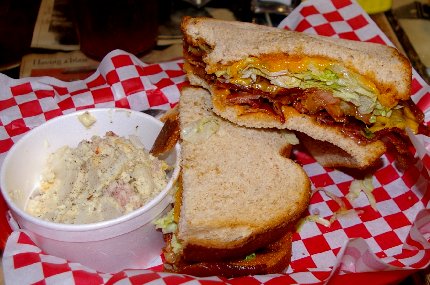 BLT with cheese at Sparks Firehouse Deli in Puyallup - image