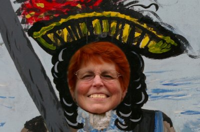 Peg as a pirate.