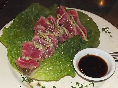 The seared ahi from the Cafe Divino restaurant in Tacoma, Washington.