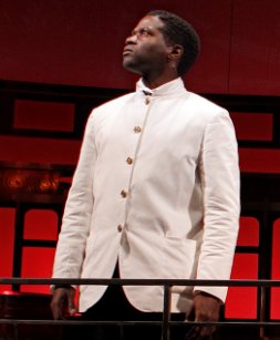 Warner Miller as Cephus in Pullman Porter Blues at Seattle Repertory Theatre. Photo by Chris Bennion.