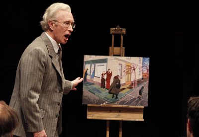 R. Hamilton Wright as Harry Wilson in The Pitmen Painters at ACT Theatre in Seattle, Washington. Photo by Chris Bennion.