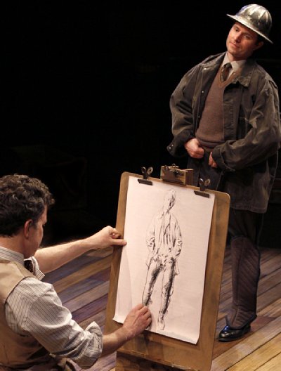 The Pitmen Painters at ACT Theatre in Seattle, Washington. Photo by Chris Bennion.