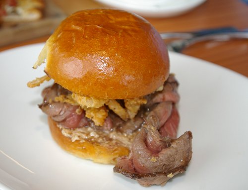 Wagyu beef slider from WildFin American Grill at Point Ruston in Tacoma - image.