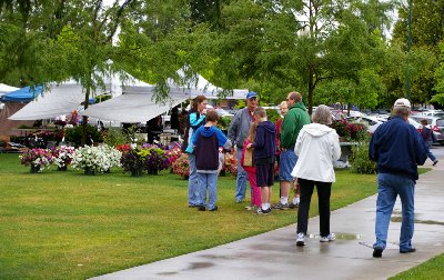 The Puyallup Farmers Market in Puyallup, Washington.