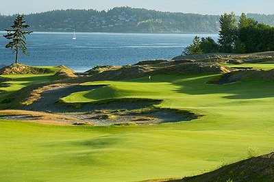 Chambers Bay Golf Course in University Place, Washington.