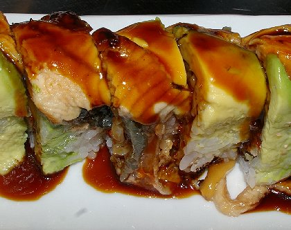 Dragon Roll Sushi - Shilla Japanese Korean Restaurant Review Seattle - image.