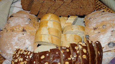 Excellent bread to accompany our corned beef dinner in Tacoma, Washington.